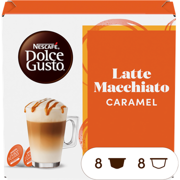 NESCAFÉ Dolce Gusto, Caramel Macchiato, 16 capsules, 146 gr