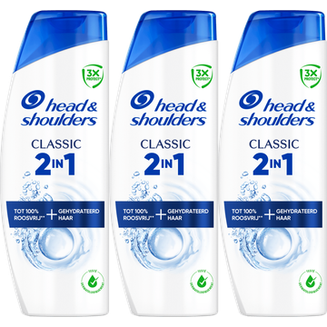 Head & Shoulders Classic 2in1 Shampoo en Conditioner 3x250ml