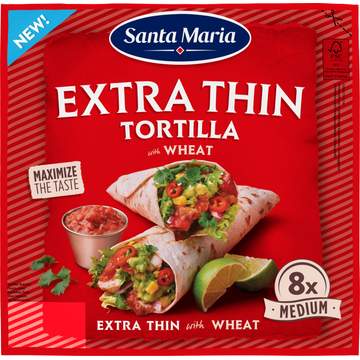 Santa Maria Tortilla Thin Wheat 244 g