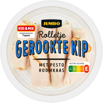 Jumbo Gerookte Kip Rolletjes met Pesto Roomkaas 90 g
