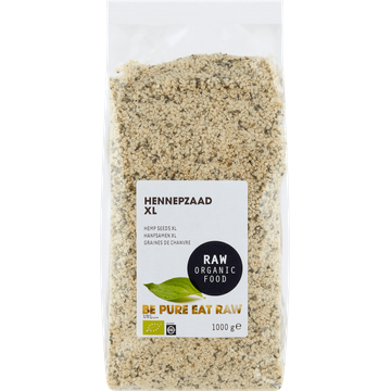 Raw Organic Food Hennepzaad XL 1Kg