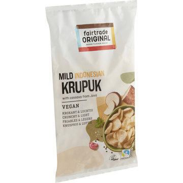 Fairtrade Original Mild Indonesian Krupuk 60 g