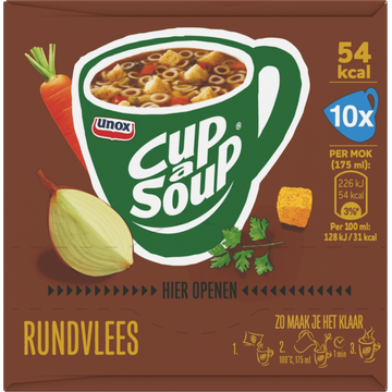 Knorr Cup-a-Soup Rundvlees 10 x 175ml