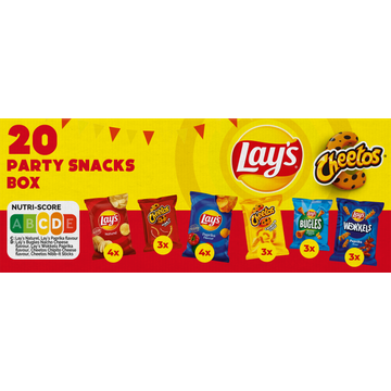 Lay's Cheetos Snackbox Chips 20 uitdeelzakjes