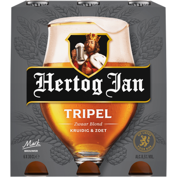 Hertog Jan Tripel Speciaalbier Fles 6 x 30 cl