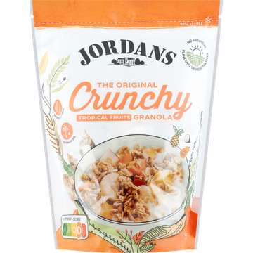 Jordans The Original Crunchy Tropical Fruits Granola 500 g