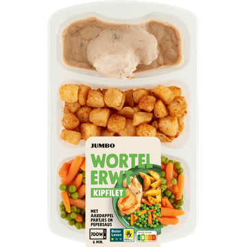 Jumbo Wortel Erwt met Kipfilet 500 g