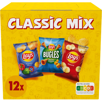 Lay's Classic Mix Multipack Chips 12 pack