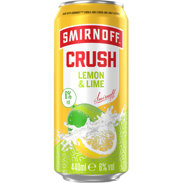 Smirnoff Crush Lemon & Lime 440 ml