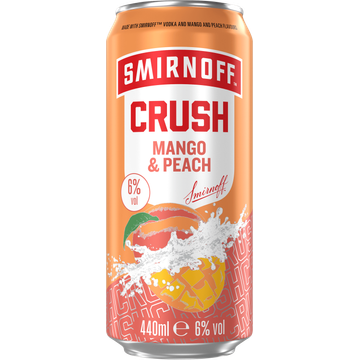 Smirnoff Crush Mango & Peach 440 ml