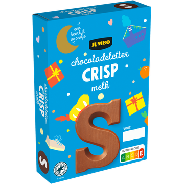 Jumbo Chocoladeletter Crisp Melk S 65 g