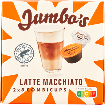 Jumbo's Latte Macchiato Dolce Gusto Koffiecups 16 stuks