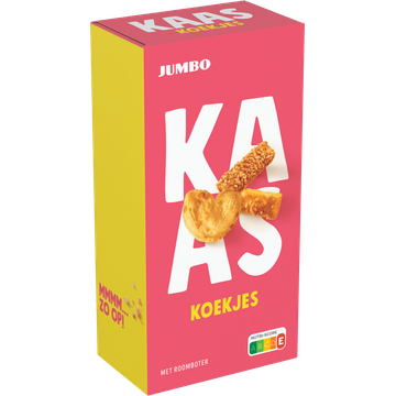 Jumbo Kaaskoekjes met Roomboter 2 x 50 g