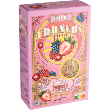 Jumbo's Crunchy Muesli Bosvruchten Yoghurt 375 g