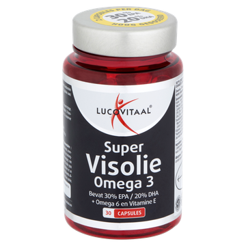 Lucovitaal Super Visolie Omega 3-6,  30 stuks