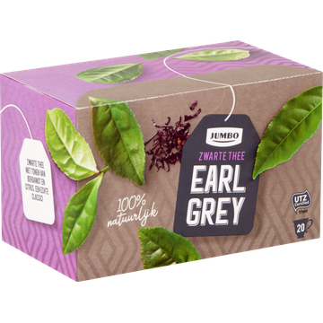 Jumbo Zwarte Thee Earl Grey 20 Stuks