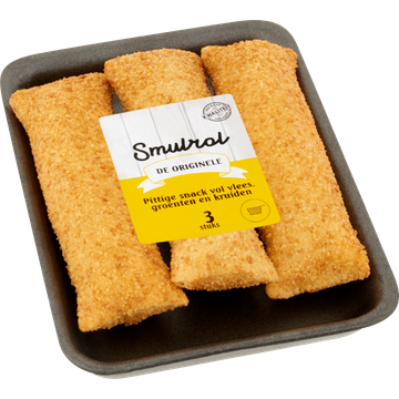 Ambachtelijke Snacks Smulrol de Originele 3 Stuks