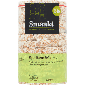 Smaakt Speltwafels Biologisch 100 g