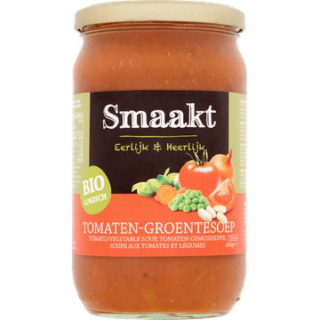 Smaakt Biologisch Tomaten-Groentesoep 680 g