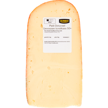 Jumbo Petit Doruvael Gewassen Korstkaas 50+ ca. 200 g