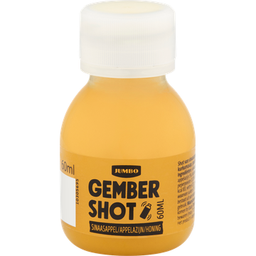 Jumbo Gember (15%) Shot Sinaasappel/Appelazijn/Honing 60 ML