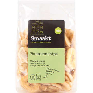 Smaakt Bananenchips Biologisch 250 g