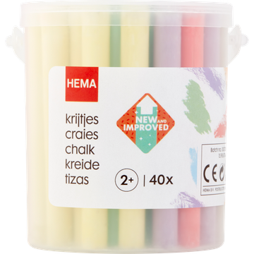 HEMA Stoepkrijtjes 2+ 40 Stuks