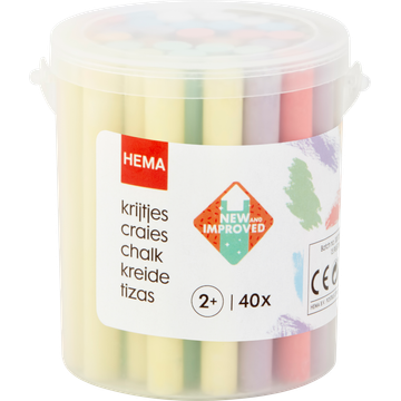 HEMA Stoepkrijtjes 2+ 40 Stuks