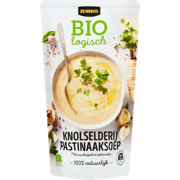 Jumbo Knolselderij-Pastinaaksoep Biologisch 570 ml