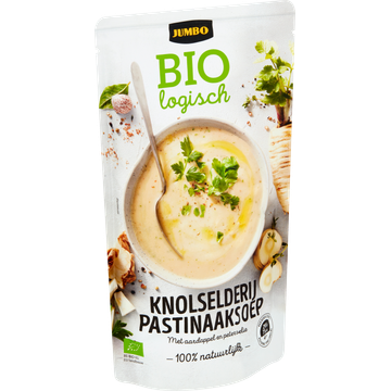 Jumbo Knolselderij-Pastinaaksoep Biologisch 570 ml