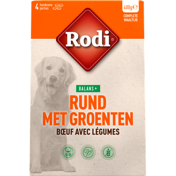 Rodi Balans+ Rund met Groenten 400 g