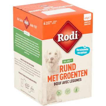 Rodi Balans+ Rund met Groenten 400 g