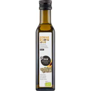 Raw Organic Food Zonnebloemolie Organic 250 ml