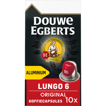 Douwe Egberts Lungo Original Koffiecups 10 Stuks