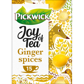 Pickwick Joy Of Tea Ginger Spices Kruidenthee 15 Stuks