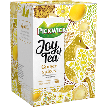 Pickwick Joy Of Tea Ginger Spices Kruidenthee 15 Stuks