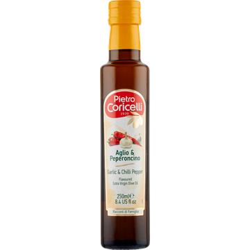 Pietro Coricelli Extra Virgine Olijfolie Knoflook & Chillipeper 250ml