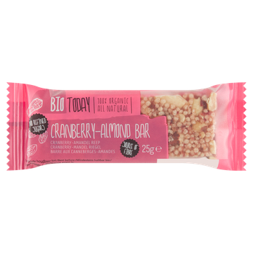 BioToday Cranberry-Amandel Reep 25 g