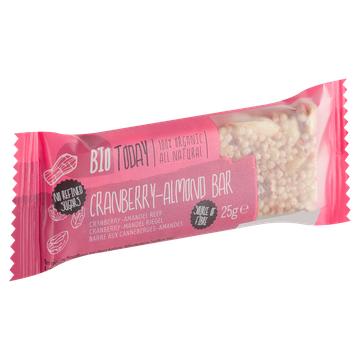 BioToday Cranberry-Amandel Reep 25 g