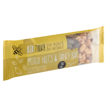 BioToday Notenmixreep Honing 25 g