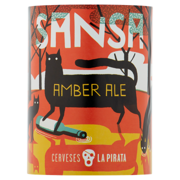 Cerveses La Pirata - Sansa Amber Ale Beer - Fles - 330ML