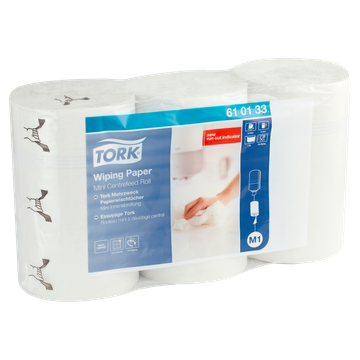 Tork Advanced Poetspapier 1 laags 3 rollen Mini - M1 610133