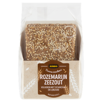 Jumbo Dunne Crackers Rozemarijn Zeezout 175 g