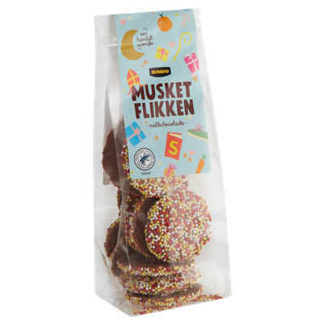 Jumbo Musket Flikken Melkchocolade 150 g