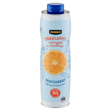 Jumbo Fruitsiroop Sinaasappel met Mandarijn 750 ml
