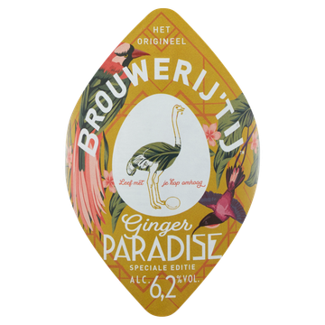Brouwerij 't IJ - Ginger Paradise - Fles - 330ML