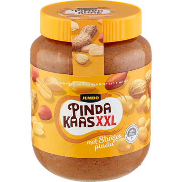 Jumbo Pindakaas XXL met Stukjes Pinda 825 g