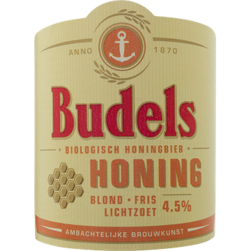 Budels - Biologisch Honingbier - Fles - 300ML