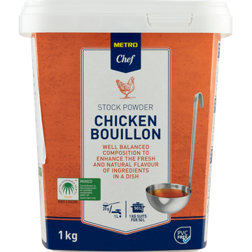 Metro Chef Stock Powder Chicken Bouillon 1 KG