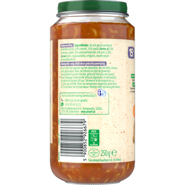 Olvarit Tomaat Kalkoen Pasta 15+ Maanden 250 g